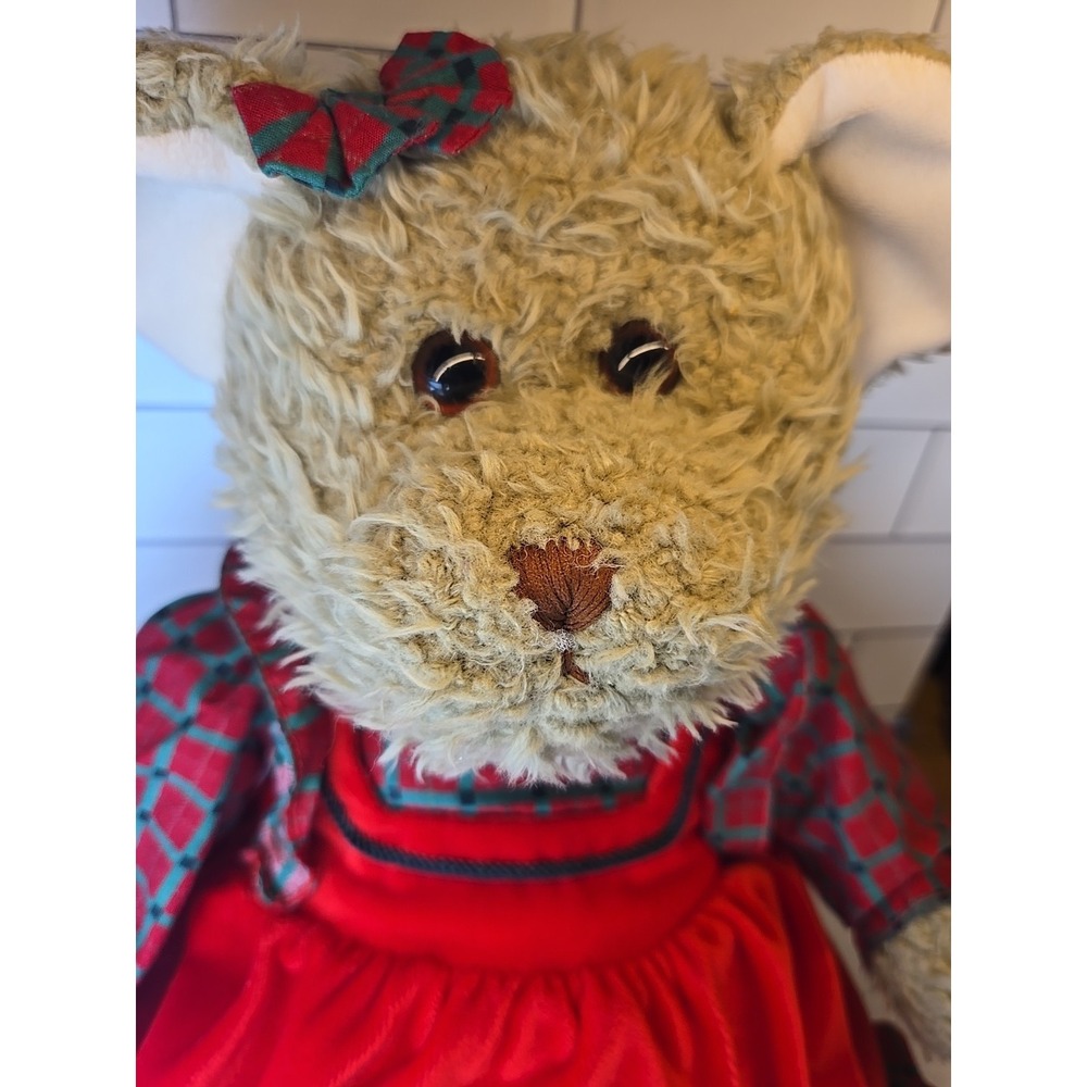 🎄 Christopher & Holly Teddy Bear – 1994 Toys R Us Exclusive 🧸 Vintage Plush